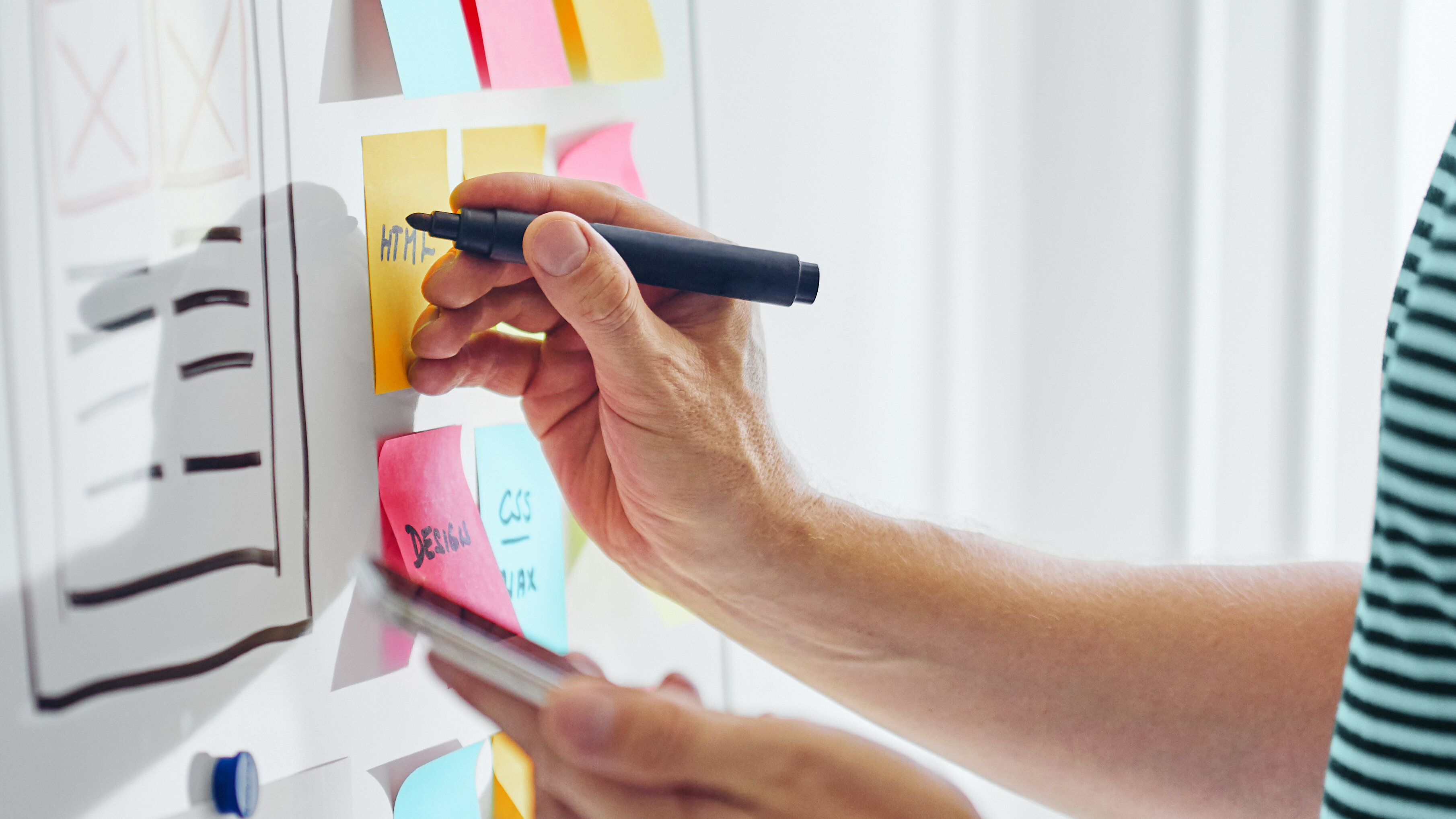 Aufbau einer Struktur für die eigene Website