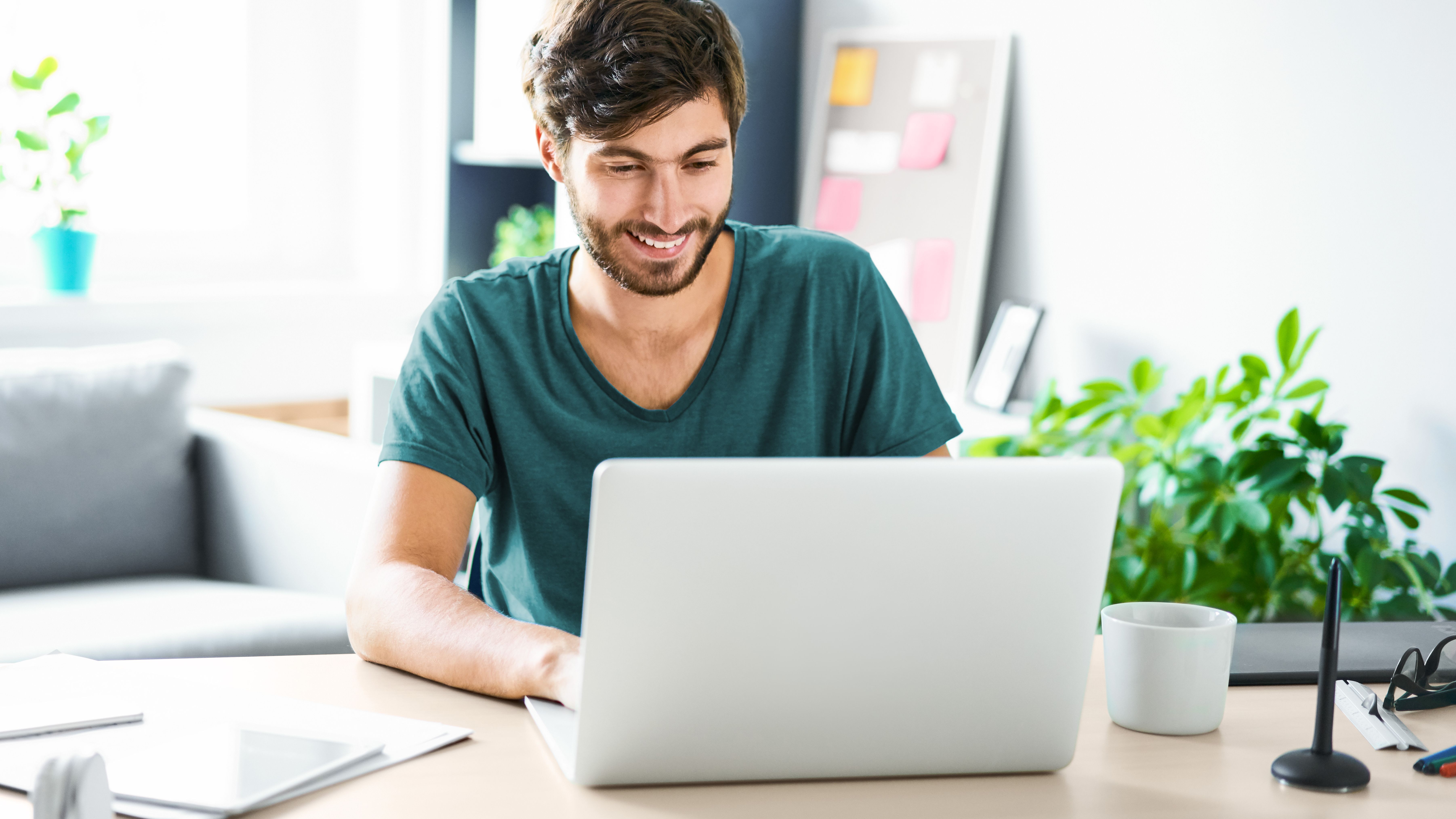 Man registers internet address for own website